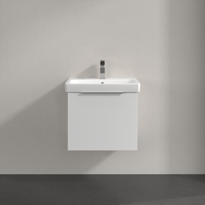 Villeroy & Boch Wall Mounted Vanity Unit White Villeroy & Boch Architectura Wall Hung Vanity Unit 550mm One Drawer with Basin
