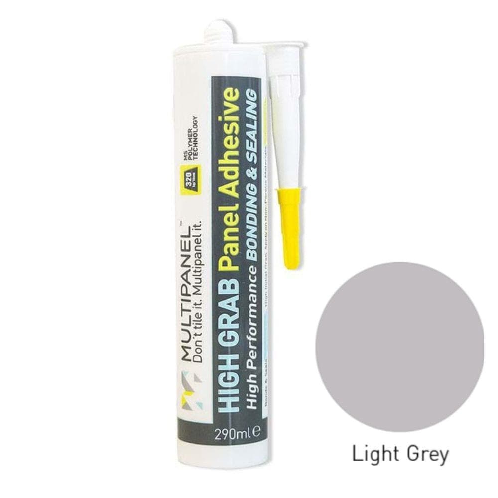 Multipanel Wall Panel Light Grey Multipanel High Grab Adhesive & Sealant For Panels and Profiles 290ml