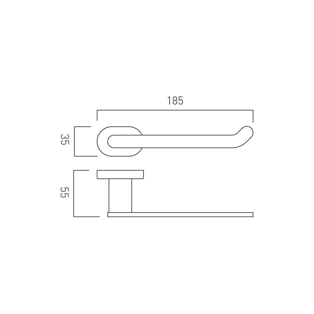 VADO Toilet Roll Holder Vado Life Toilet Roll Holder in Chrome