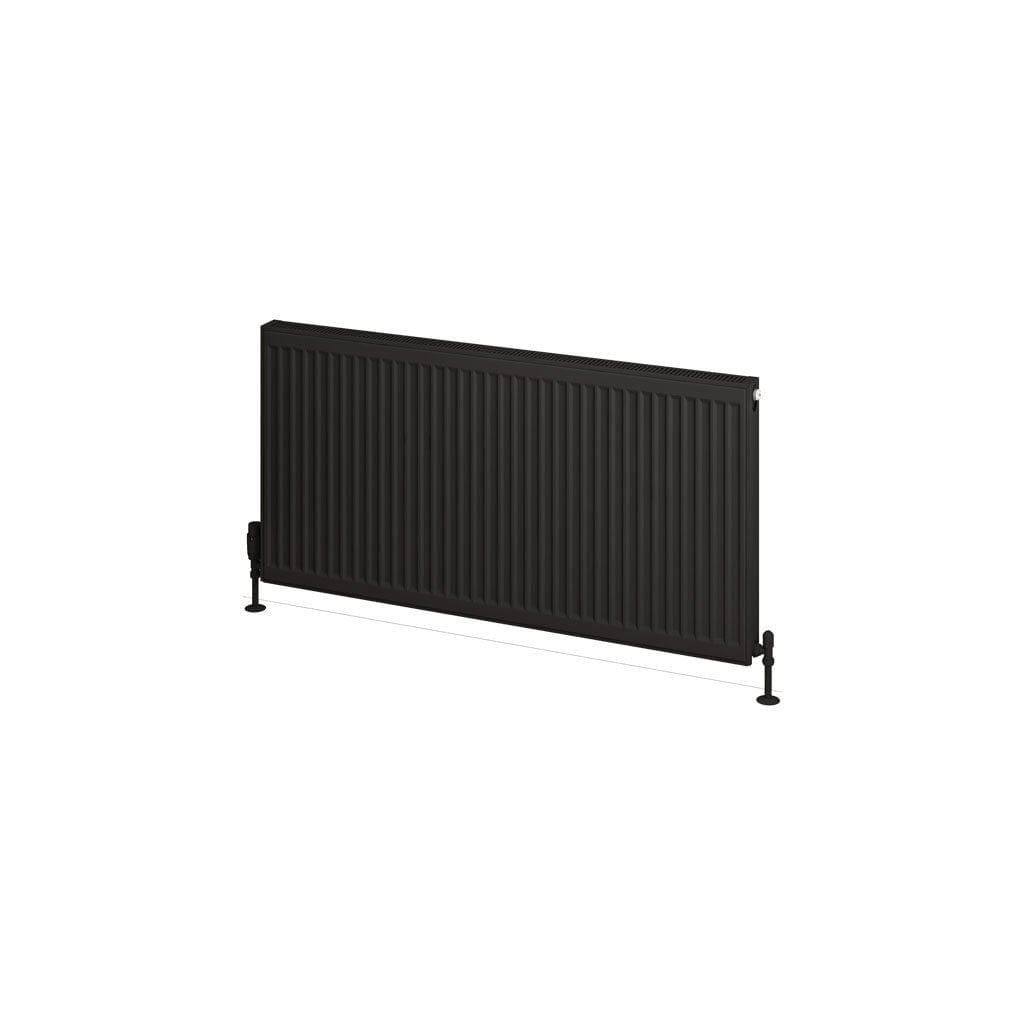 Aquarius Type 21 Aquarius Type 21 Compact Panel Radiator In Matt Black
