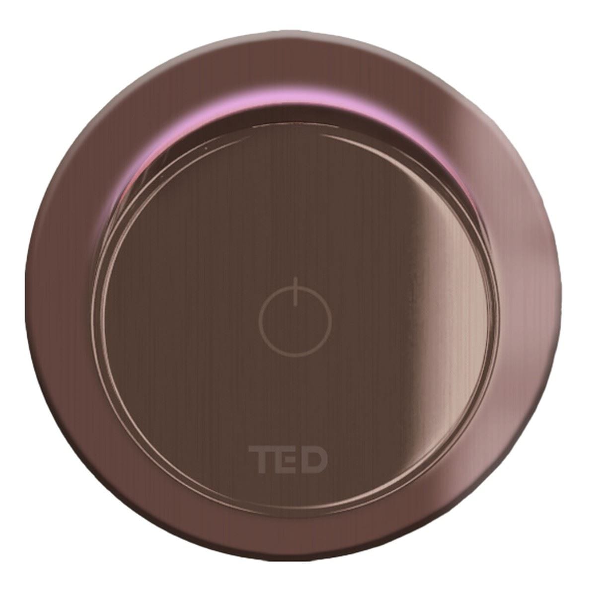 TED Concealed Shower Valve Brushed Bronze TED Togo Single Outlet Concealed Shower Valve and Digital Ring Button