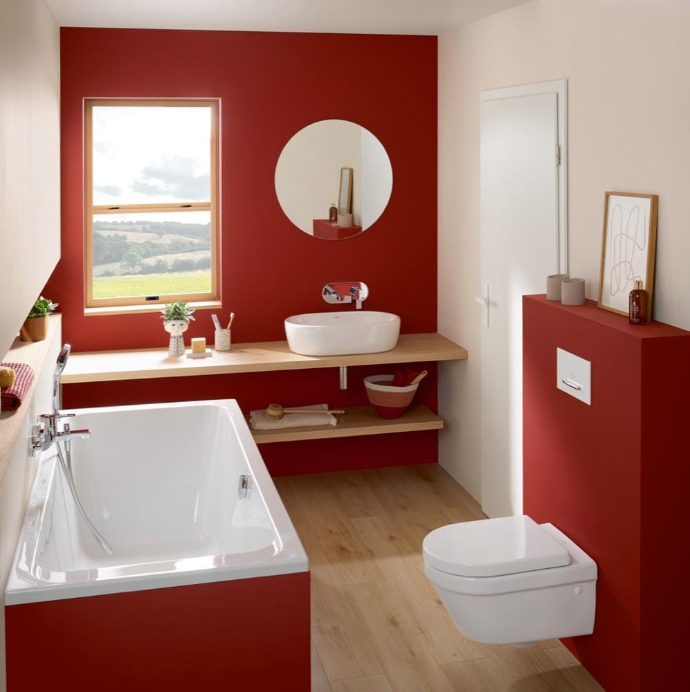 Villeroy and Boch Double Ended Bath Villeroy & Boch Architectura Double Ended Rectangular Bath, 1800 x 800 mm, in White Alpin