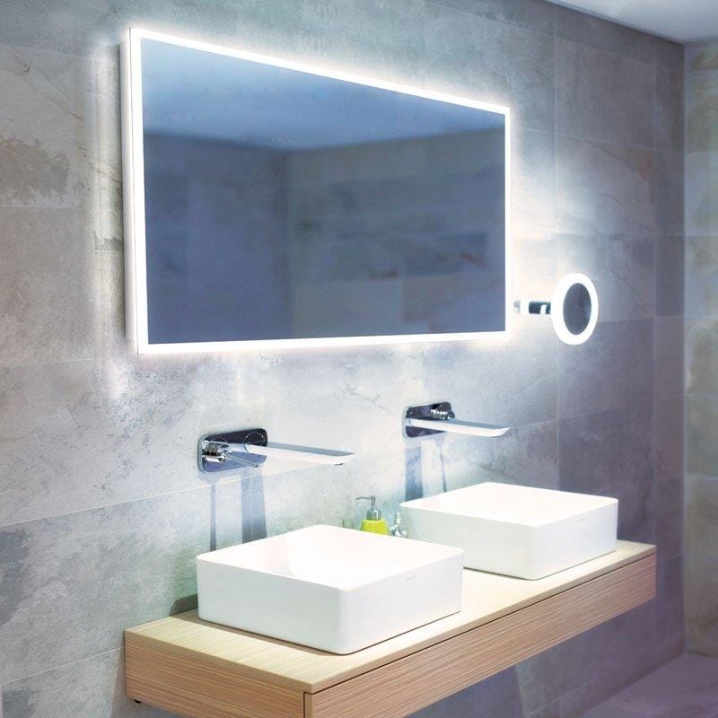 HiB Illuminated Mirror 600 x 1200mm HiB Globe LED Illuminated Mirror