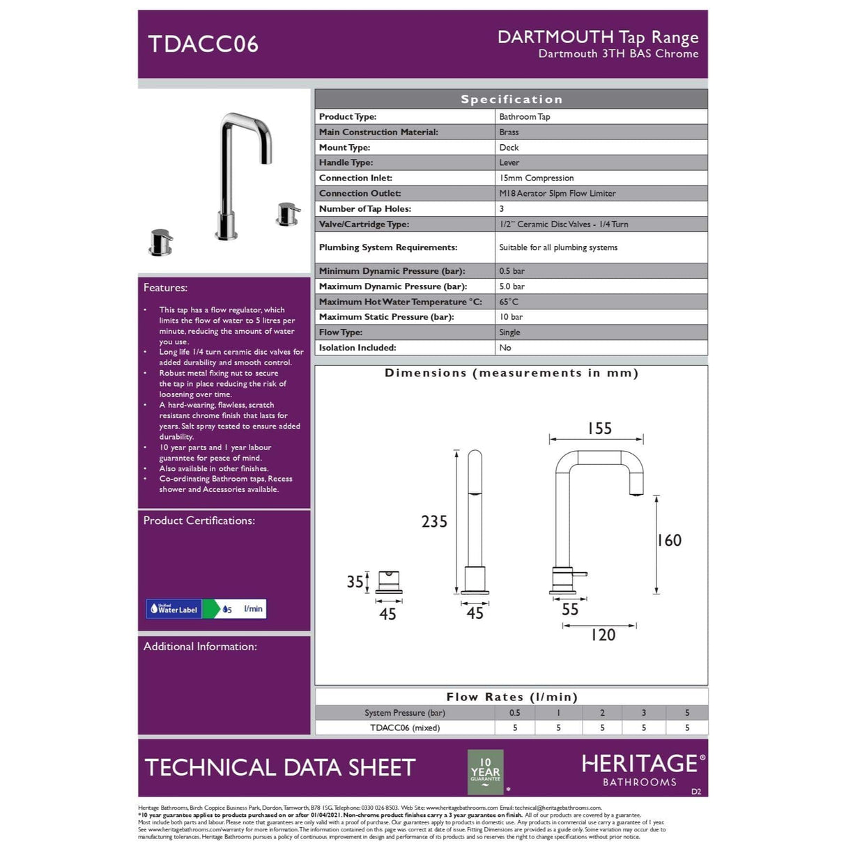 Heritage 3 Tap Hole Basin Set Heritage Dartmouth 3 Tap Hole Basin Mixer Tap