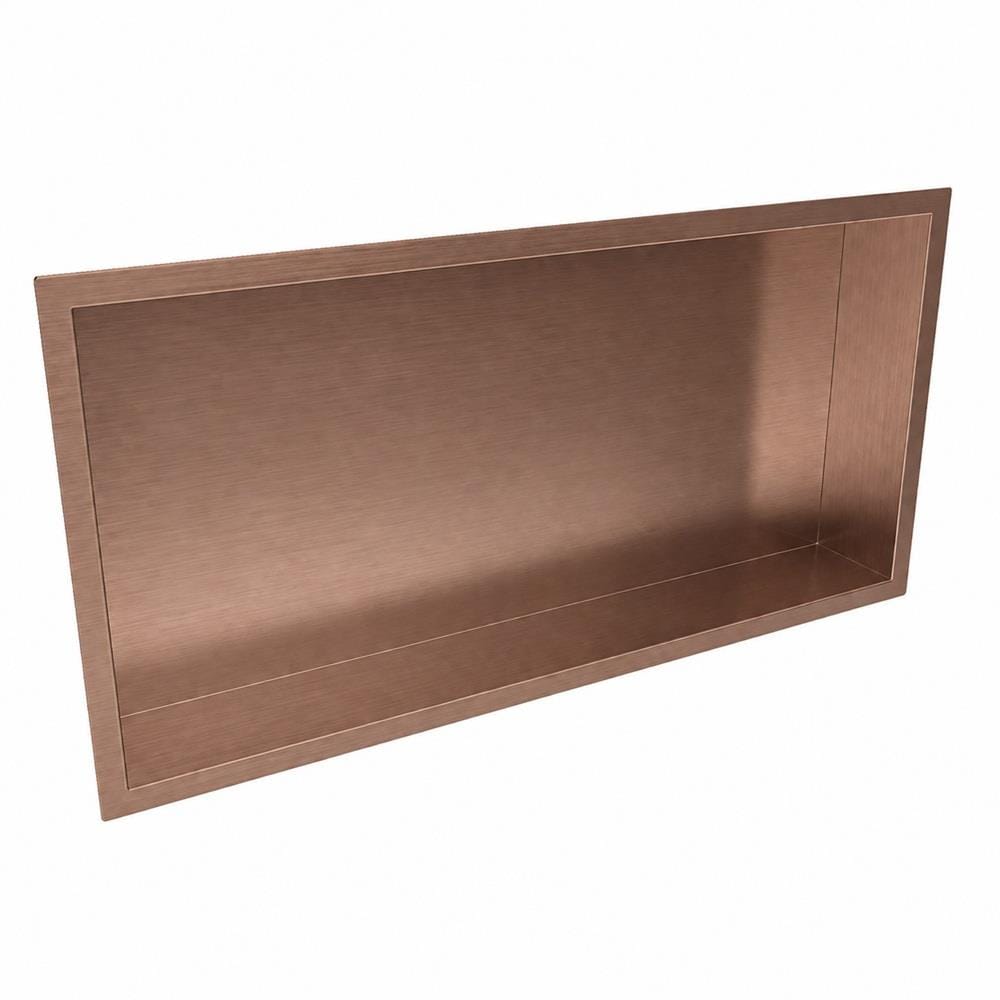 Aquarius Bathrooms Shelf Brushed Bronze / 600 x 300mm Aquarius Shower Niche