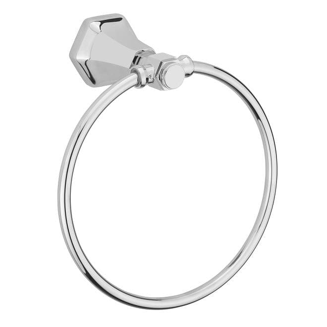 Sagittarius Towel Rails and Rings Sagittarius Fitzgerald Towel Ring in Chrome