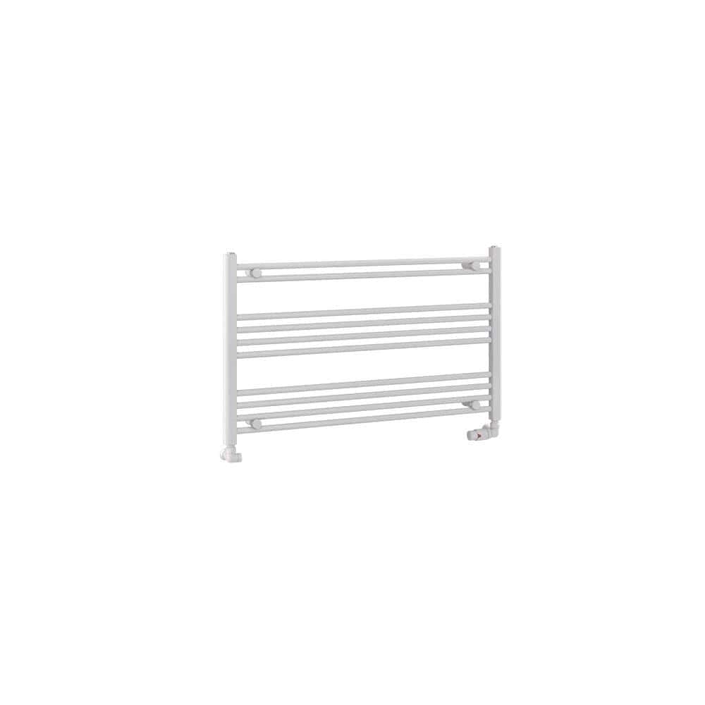Eastbrook Ladder Rail Eastbrook Wendover Straight Horizontal Under Window Heated Towel Rail in White