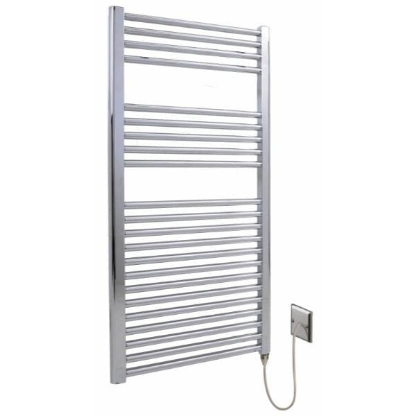 Vogue 1200 x 400 / Electric Only Vogue Focus Straight Towel Rail in Chrome