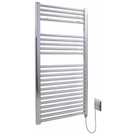 Vogue 1200 x 400 / Electric Only Vogue Focus Straight Towel Rail in Chrome