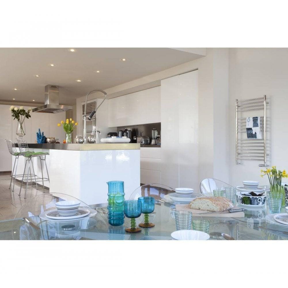 JIS Ladder Rail JIS Sussex Steyning Vertical Stainless Steel Heated Towel Rail