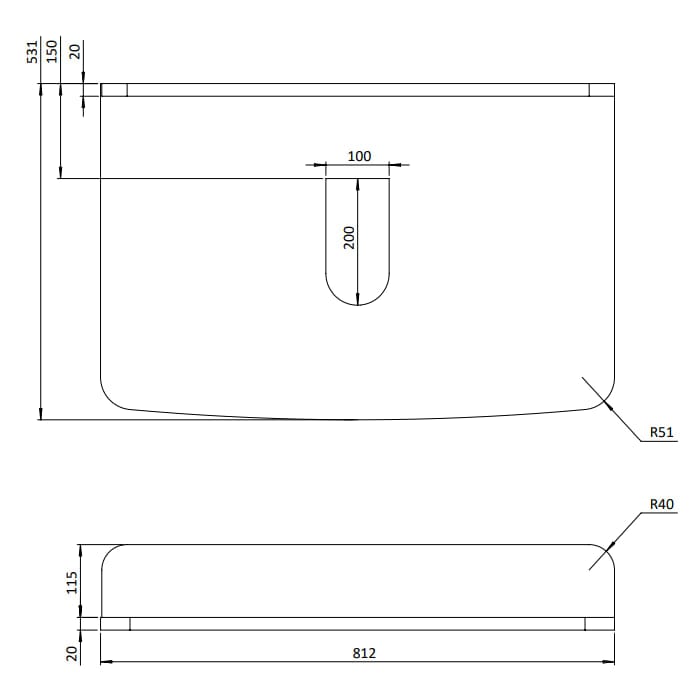 Burlington Floor Standing Vanity Unit Burlington Guild Floor Standing 850mm Vanity Unit with Worktop