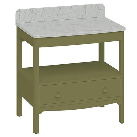 Burlington Floor Standing Vanity Unit Burlington Guild Floor Standing 850mm Vanity Unit with Worktop