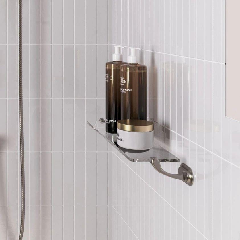 Burlington Shelf Brushed Nickel Burlington Guild Glass Shelf