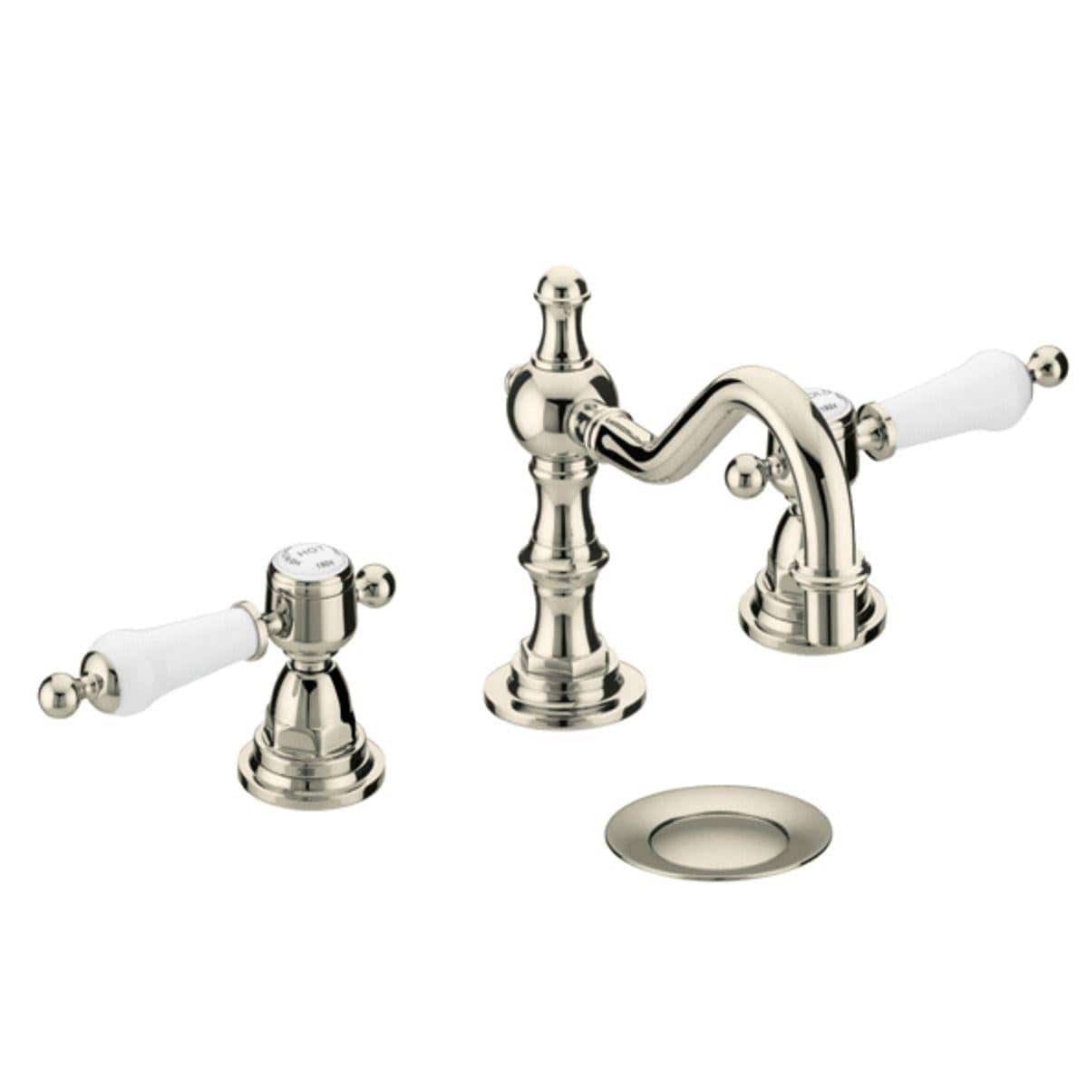 Heritage 3 Tap Hole Basin Set Vintage Gold Heritage Glastonbury 3 Tap Hole Swivel Spout Basin Mixer Tap