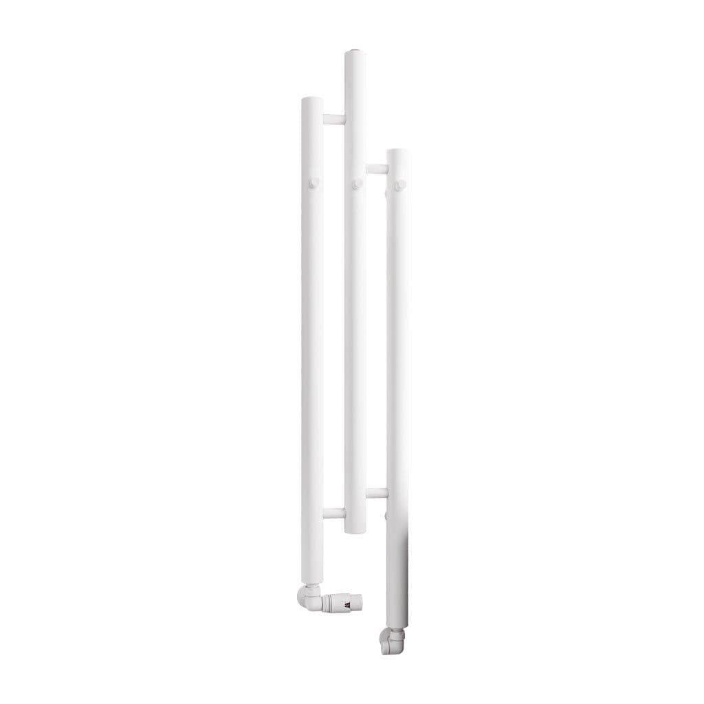 Eastbrook Designer Towel Radiator Eastbrook Portchester Vertical Designer Radiator in Matt White