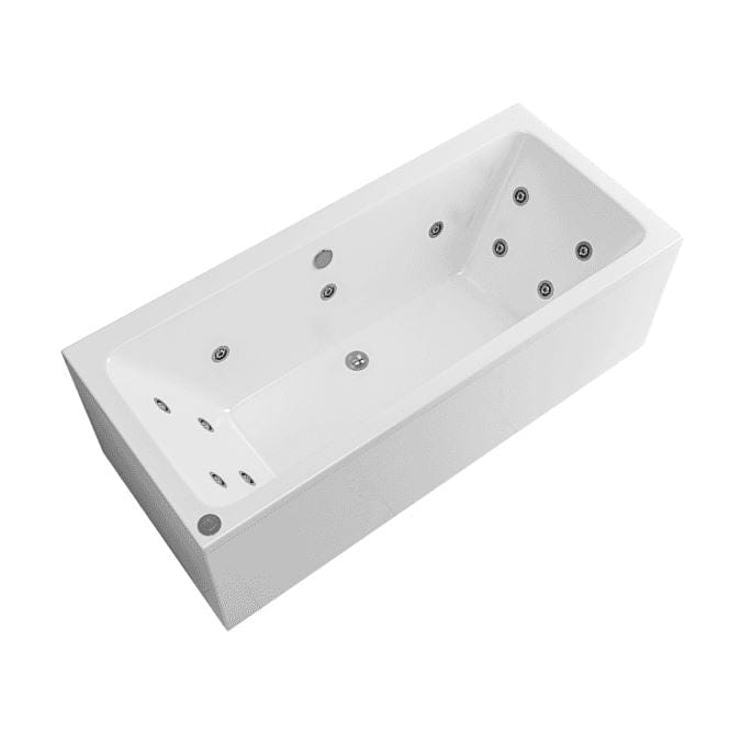 Eastbrook Jacuzzi Whirlpools and Spa Baths 14 Eastbrook Portland Double Ended Whirlpool Bath - 1700mm x 750mm - White