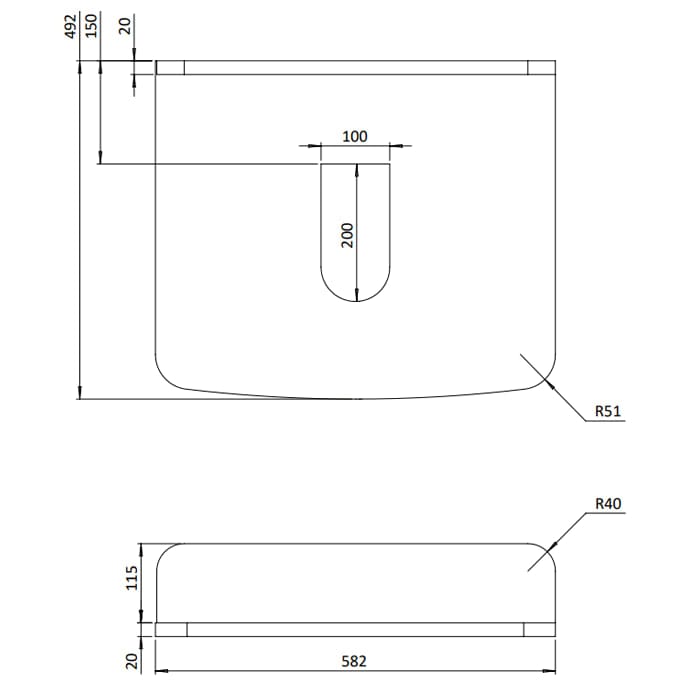 Burlington Floor Standing Vanity Unit Burlington Guild Floor Standing 620mm Vanity Unit with Worktop