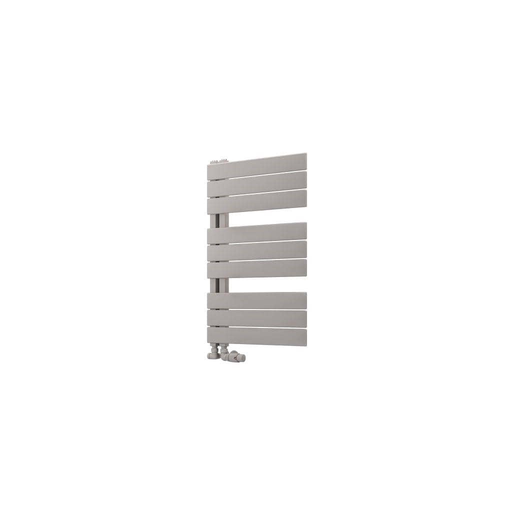 Eastbrook Designer Towel Radiator 800 x 500 / Dual Fuel Eastbrook Helmsley Straight Vertical Designer Towel Rail in Matt Grey