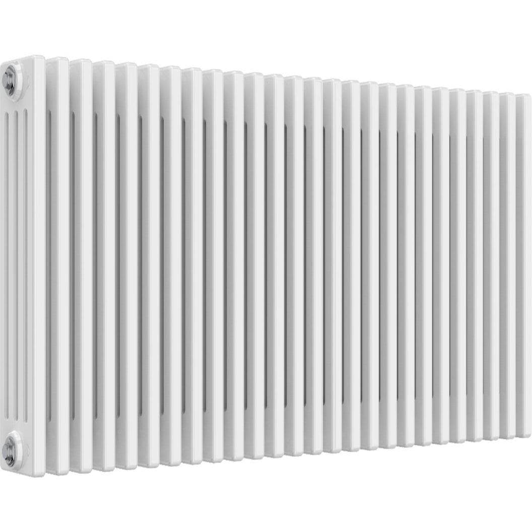 Aquarius Bathrooms Column Radiator 750mm x 1190mm Aquarius Foundry Horizontal 4 Column Radiator in White