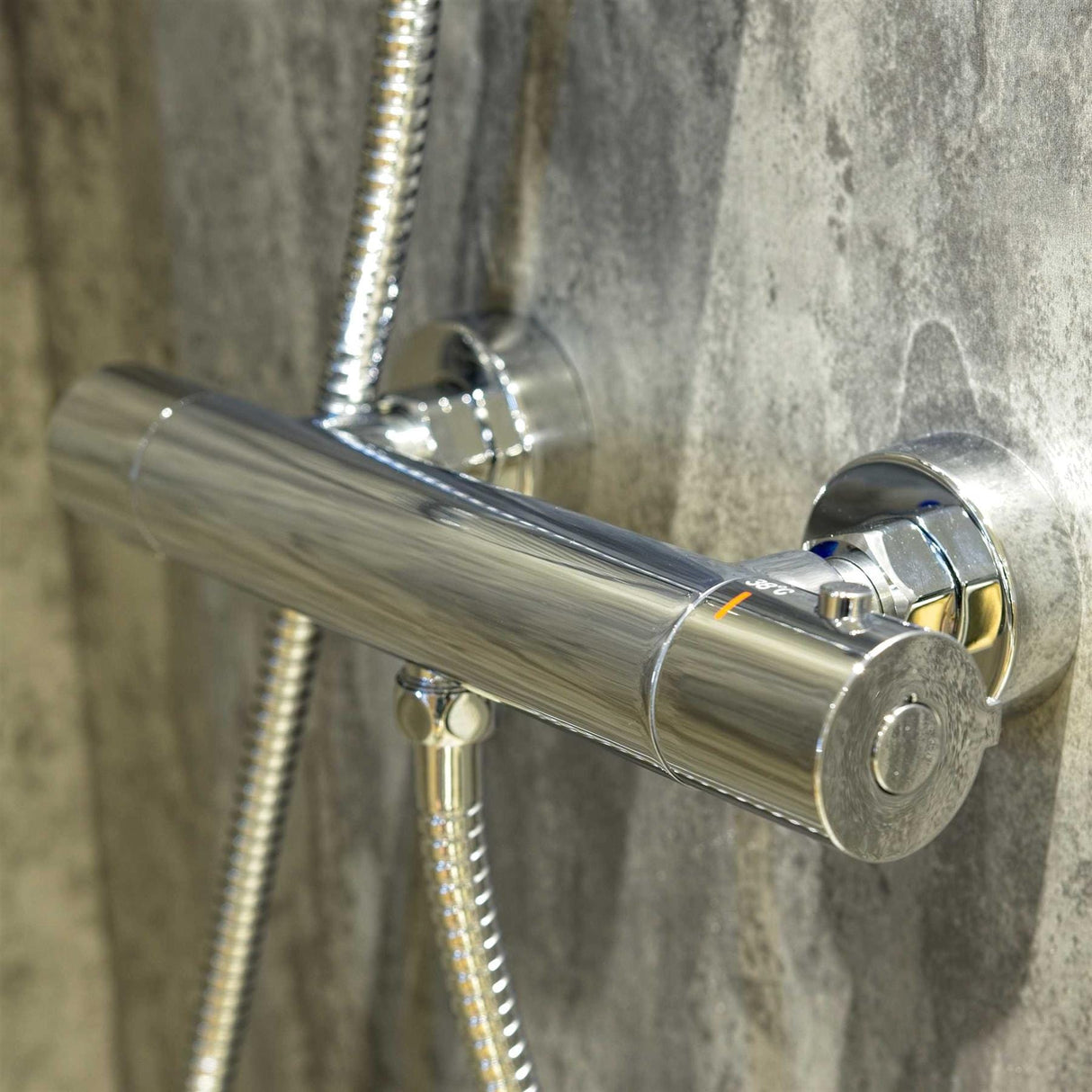 Crosswater Shower Set Aquarius RainLux Easy-Fit Round Bar Shower Valve and Kit