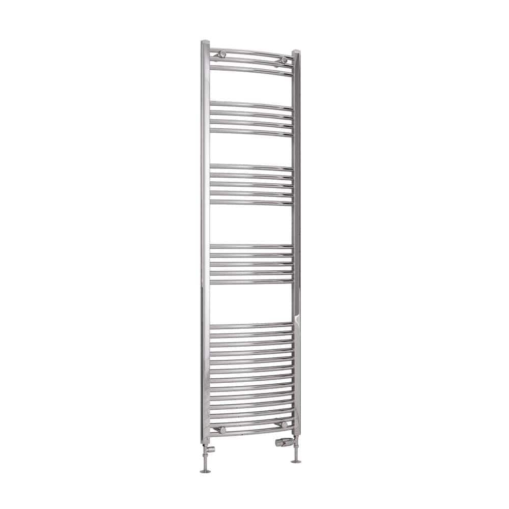 Eastbrook Ladder Rail Eastbrook Wendover Curved Vertical Heated Towel Rail in Chrome