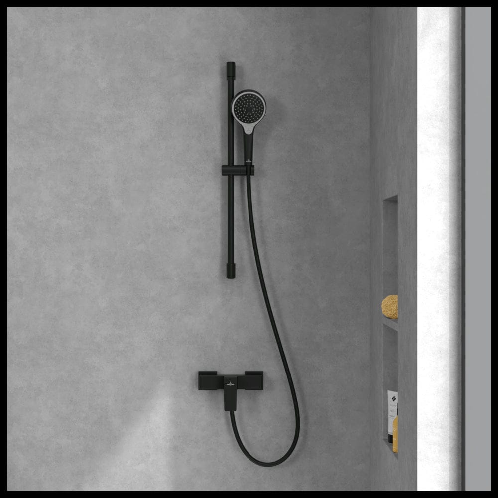 Villeroy & Boch Exposed Shower Valve Villeroy & Boch Architectura Exposed Thermostatic Square Shower Valve