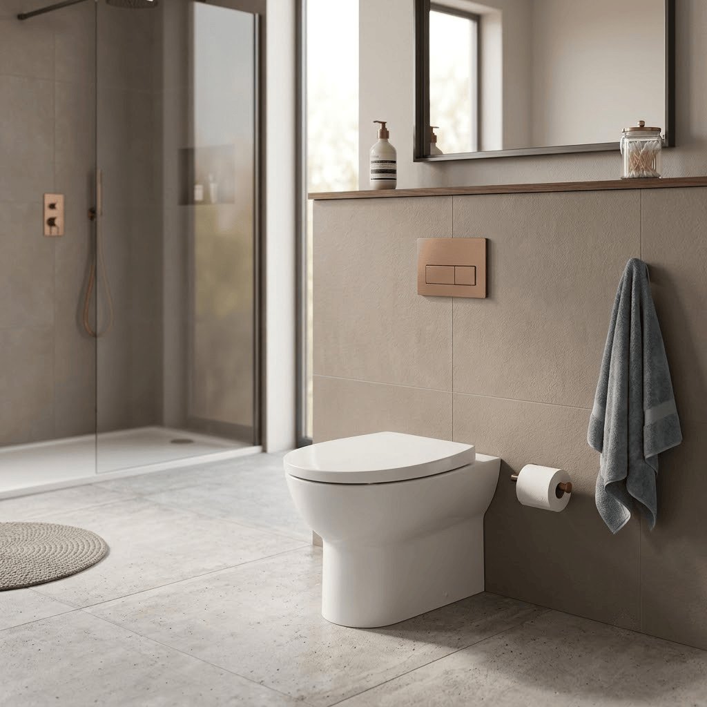Aquarius Bathrooms Back To Wall Toilet Aquarius Urbano Rimless Back to Wall Toilet Pack with Cistern, Flush Plate, Soft Closing Seat and Hinge Covers