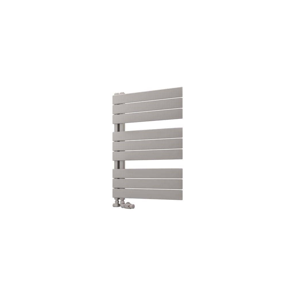 Eastbrook Designer Towel Radiator 800 x 600 / Dual Fuel Eastbrook Helmsley Straight Vertical Designer Towel Rail in Matt Grey