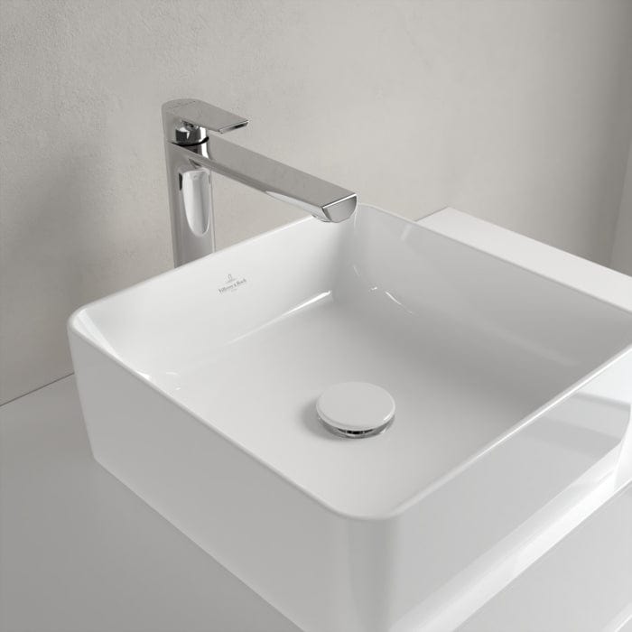 Villeroy & Boch Countertop Basin Villeroy & Boch Collaro 380mm Square Countertop Basin in White Alpin