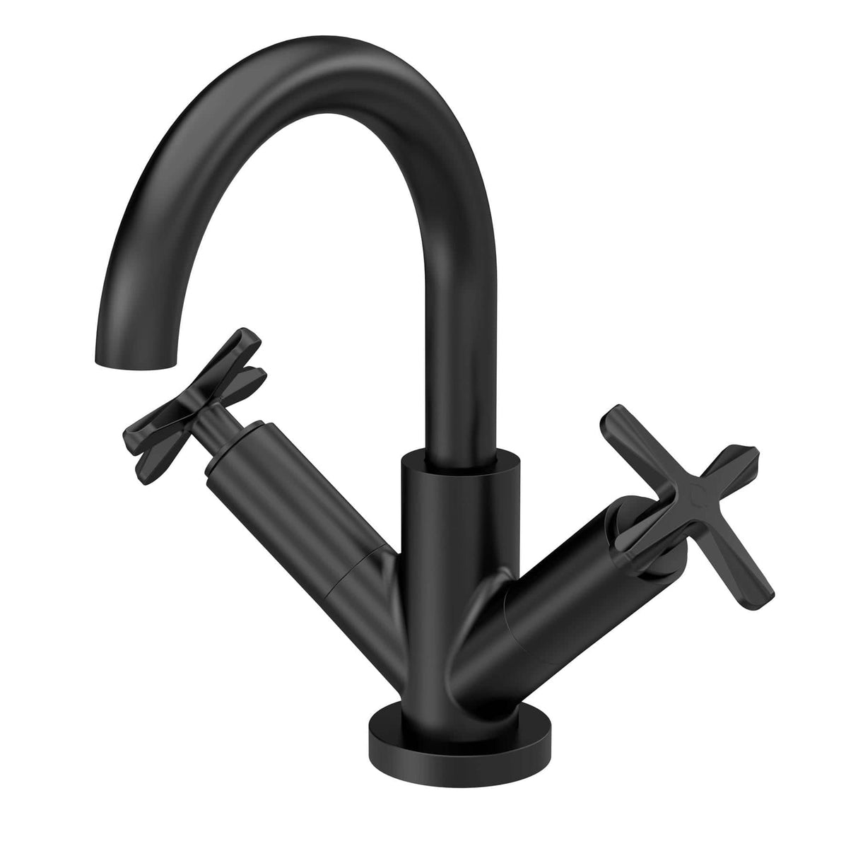Aquarius Bathrooms Mono Basin Tap Aquarius Clarion Crosshandle Mono Basin Mixer Tap with Push Button Waste