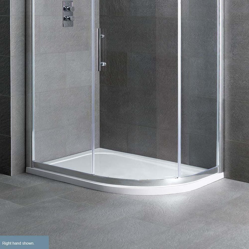 Eastbrook Quadrant Shower Tray Eastbrook Volente Stone Resin 40mm Offset Quadrant Shower Tray