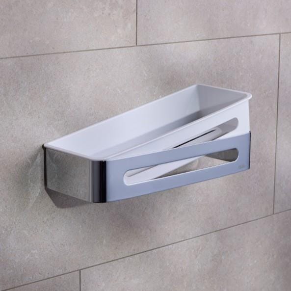 Miller Basket Miller Signature D Shaped Shower Basket with Removable Liner