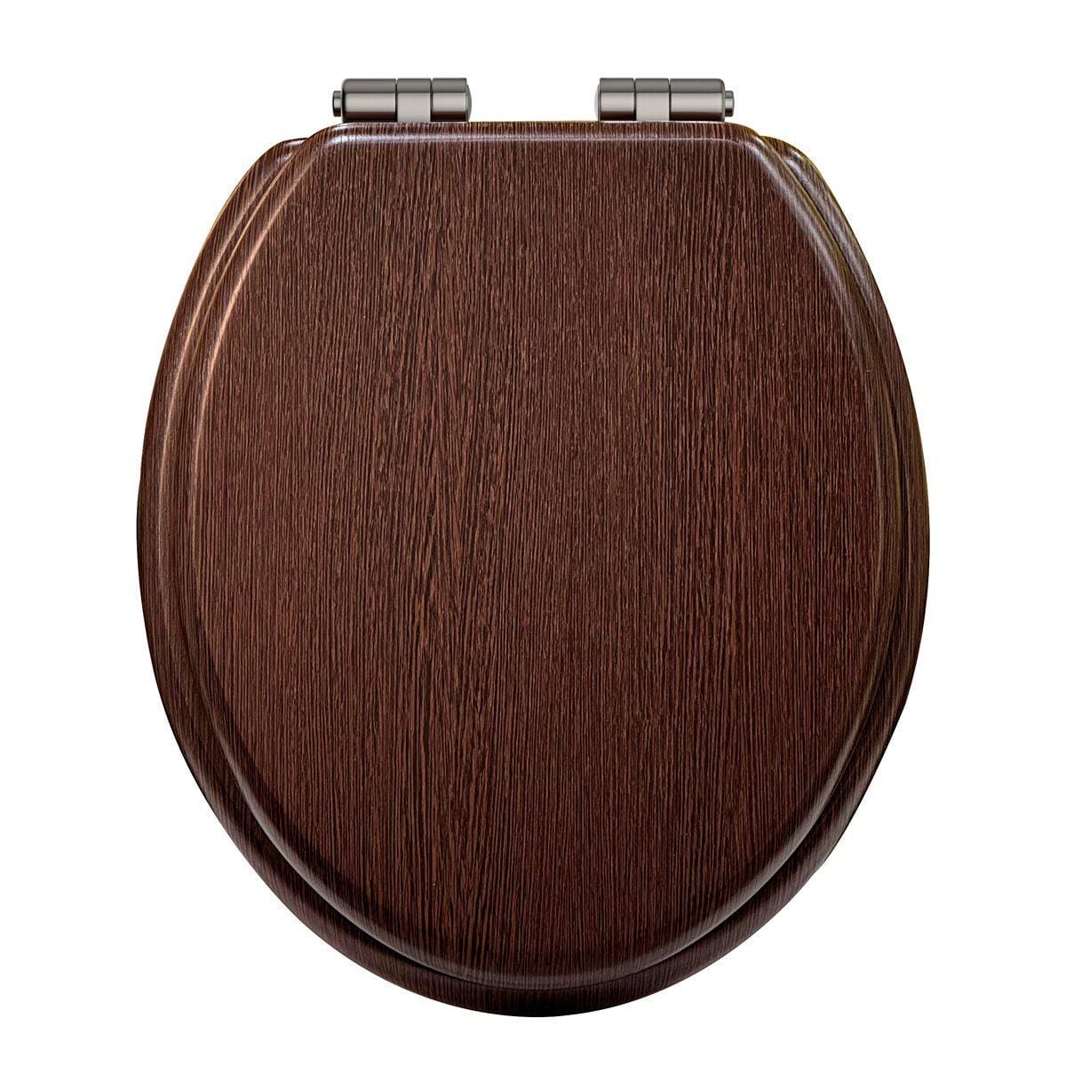 Heritage Soft Close Wooden Toilet Seat