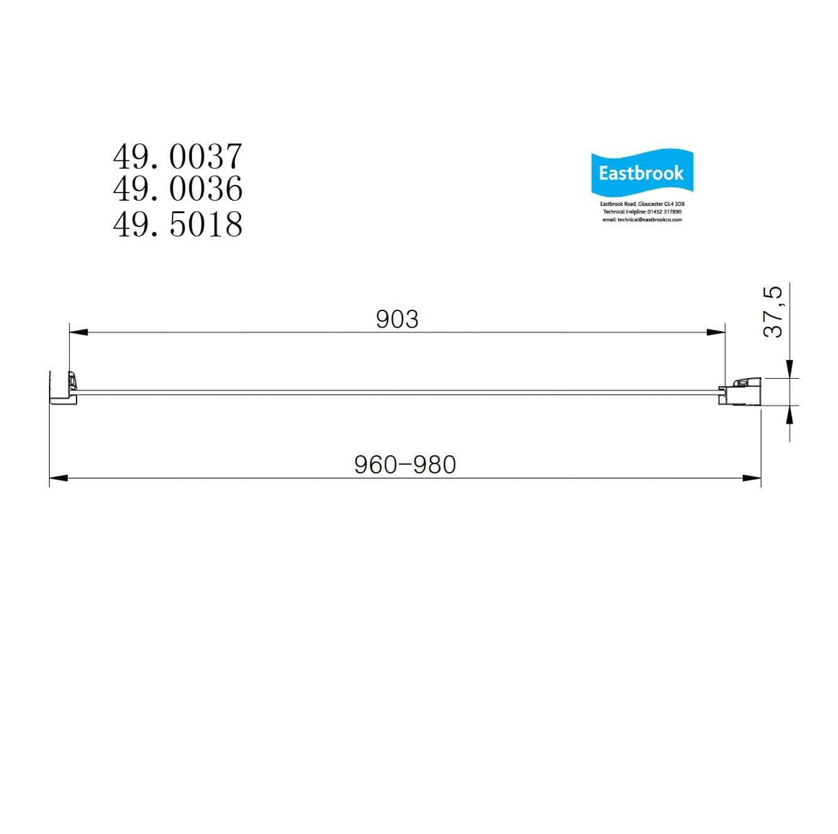 Eastbrook Side Panel Eastbrook Vantage 2000 Side Panel