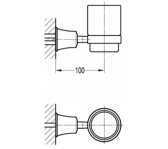Flova Tumbler Holder Flova Liberty Single Glass Tumbler