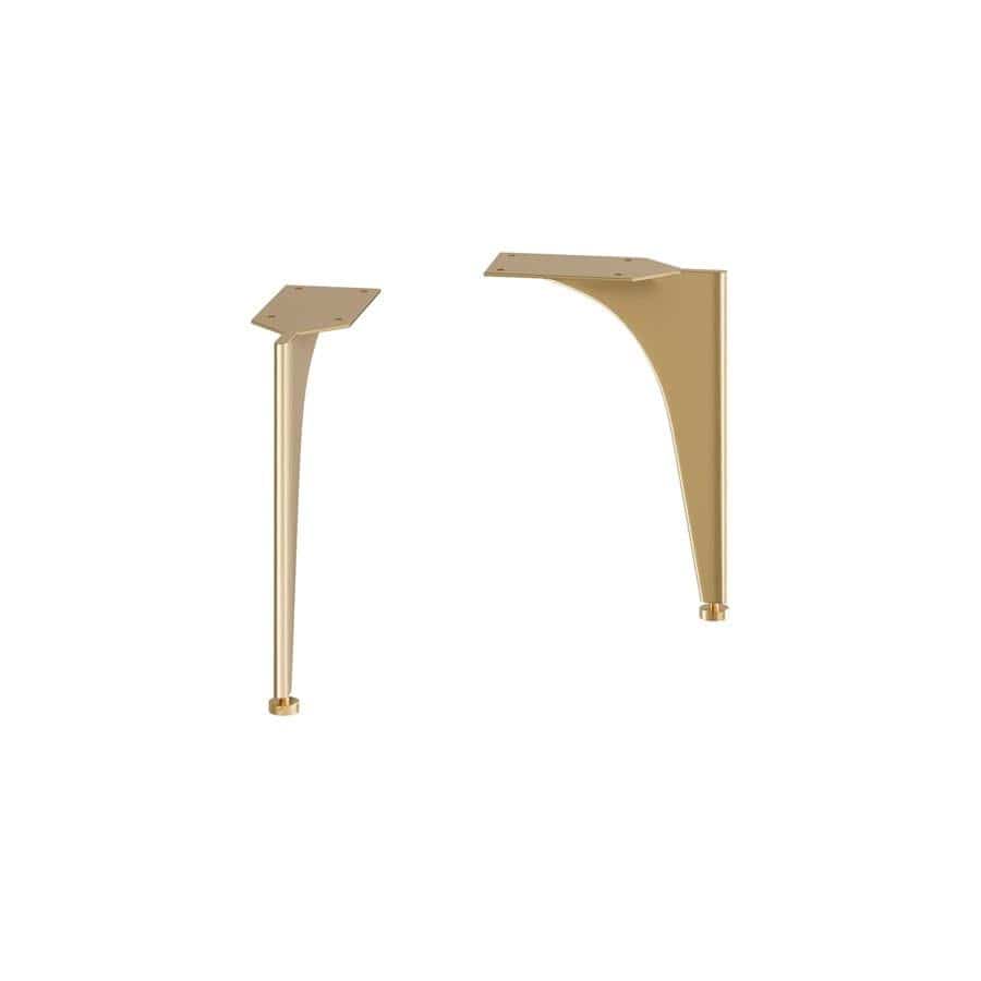 Crosswater Furniture Leg Brushed Brass Crosswater Avenue Leg Kit