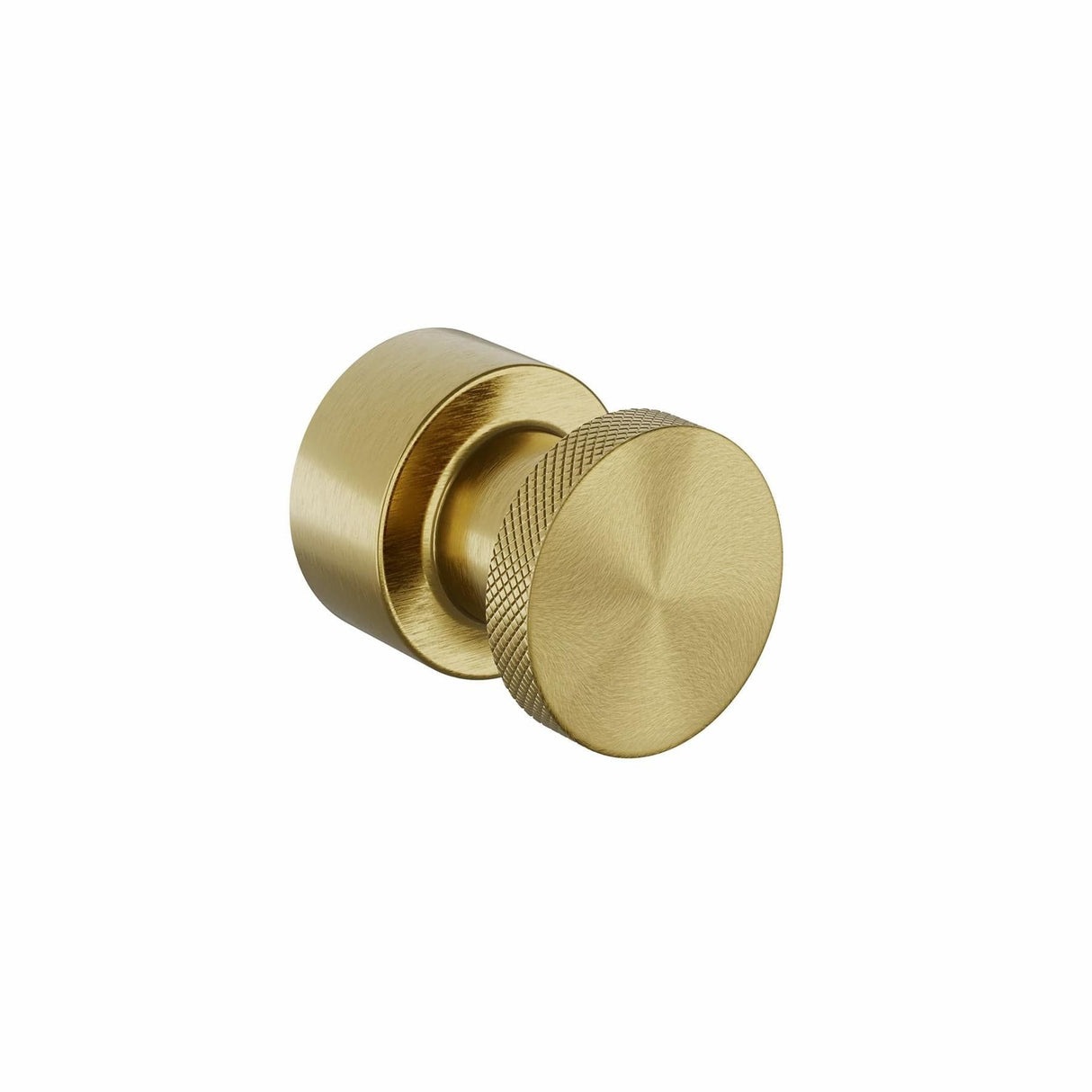 HiB Robe Hook Brushed Brass HiB Zepto Robe Hook