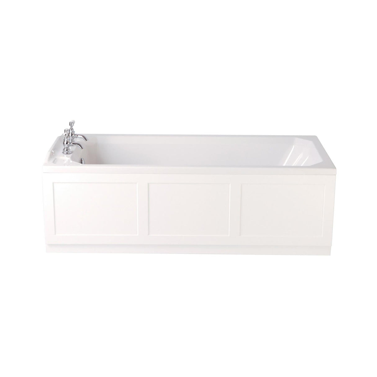 Heritage Standard Acrylic Bath Heritage Granley Deco Acrylic Single Ended Bath - 1700 x 750mm - 2 Tap Hole