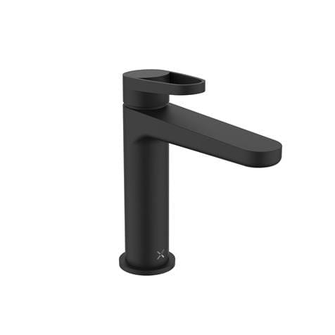 Crosswater Mono Basin Tap Matt Black Crosswater Lazo Basin Monobloc Mixer Tap
