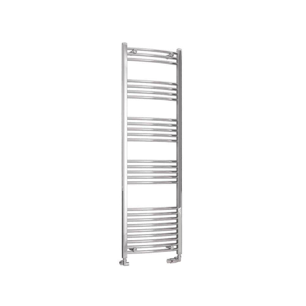 Eastbrook Wendover Curved Vertical Heated Towel Rail in Chrome