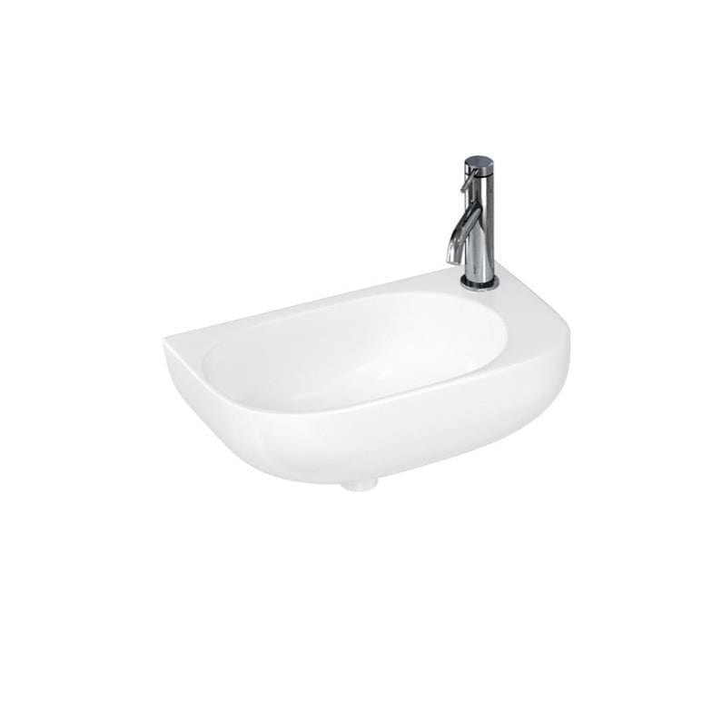 Britton Cloakroom Basin Britton Milan Cloakroom Basin in White