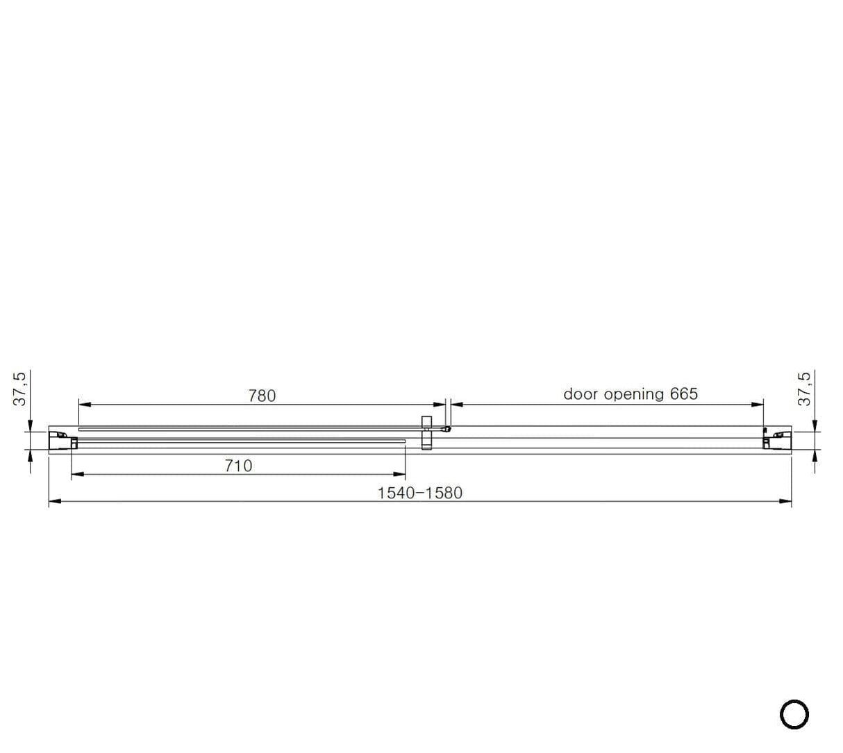 Eastbrook Vantage 2000 Sliding Shower Door