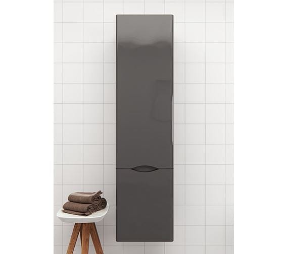 Saneux Storage Unit Saneux Indigo Tall Storage Unit in Gloss Grey