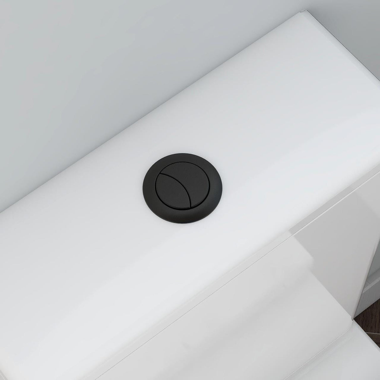 Imex Flush Button Matt Black Imex Flush Button for Close Coupled Cisterns