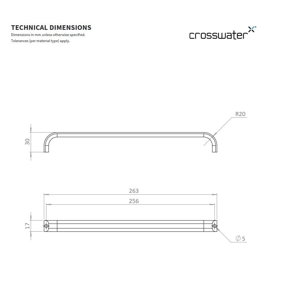 Crosswater Crosswater Vanity Unit Bar Handle