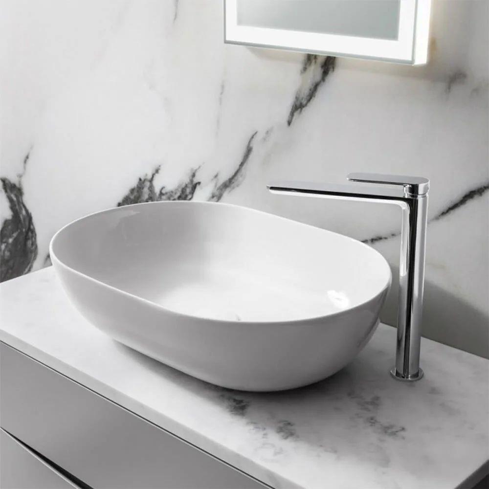 Crosswater Pier Tall Mono Basin Mixer Tap in Chrome