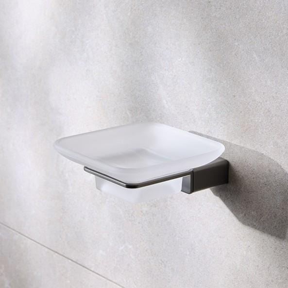 Miller Soap Dish Gun Metal Miller Miami Soap Dish and Holder