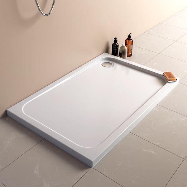 Crosswater Rectangle Shower Tray Crosswater Rectangle 45mm Stone Resin Shower Tray