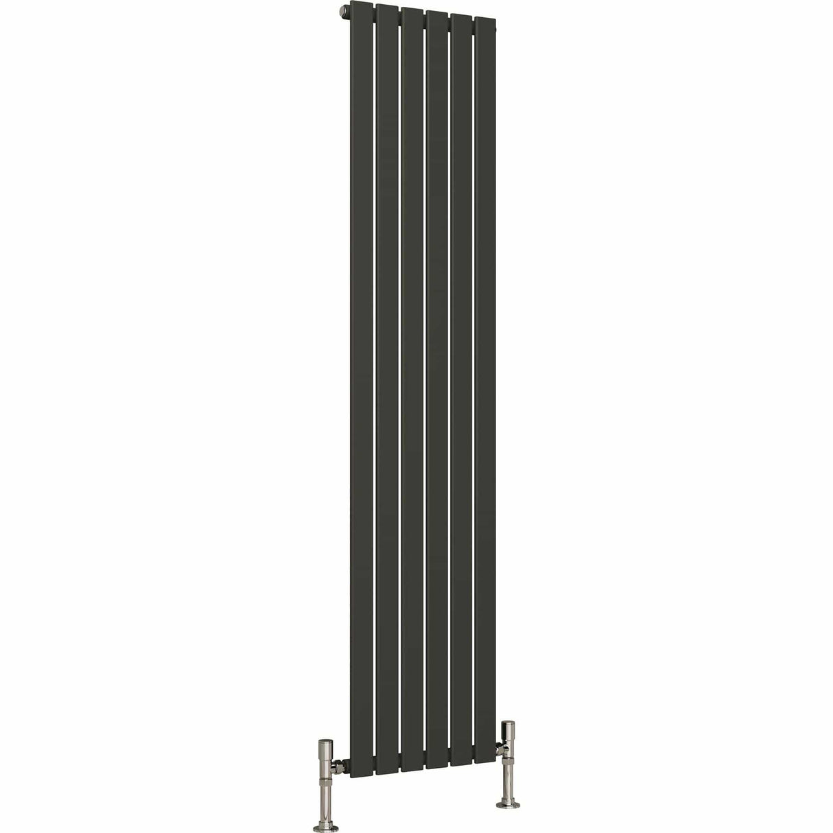 Aquarius Bathrooms Panel Radiator 1800 x420mm / Anthracite Aquarius Flat Single Vertical Radiator