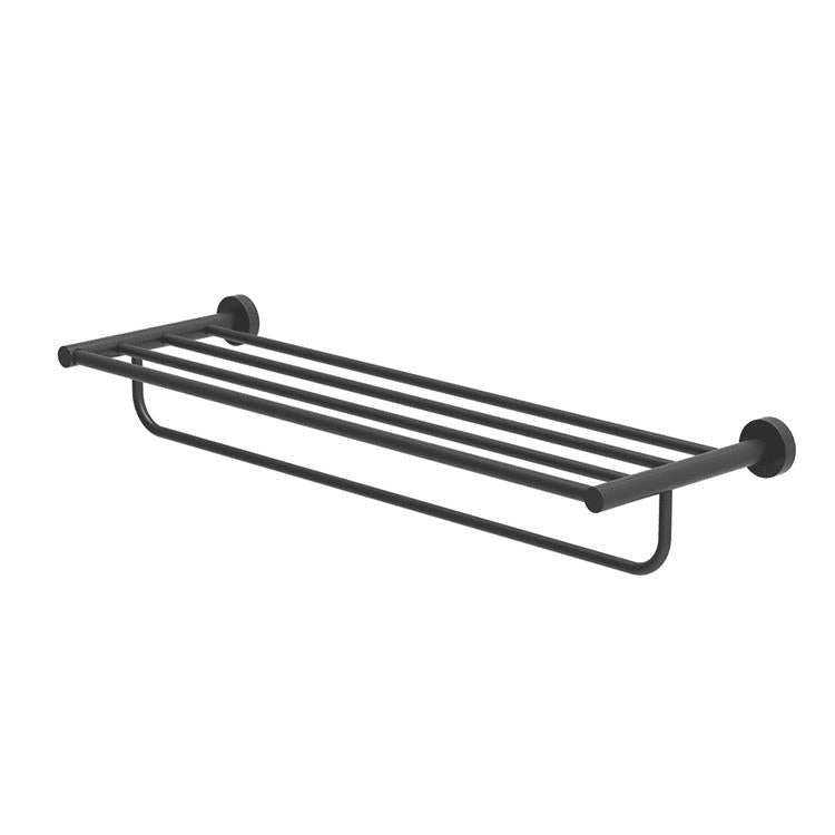 Britton Hoxton Towel Rack in Matt Black
